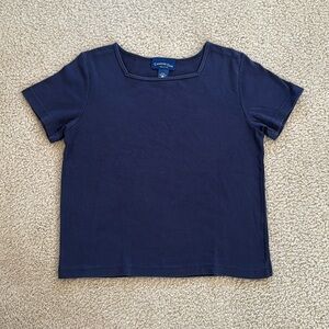 Charter Club Square Neck Tee